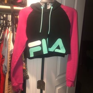 New Cropped FILA hoodie